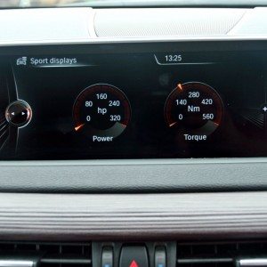 BMW X  iDrive menus