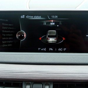 BMW X  iDrive menus