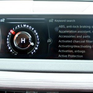 BMW X  iDrive menus