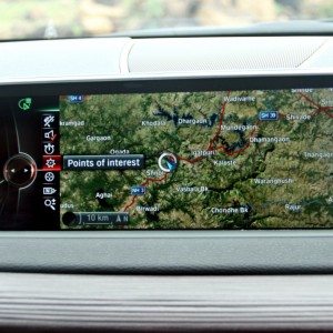 BMW X  iDrive menus