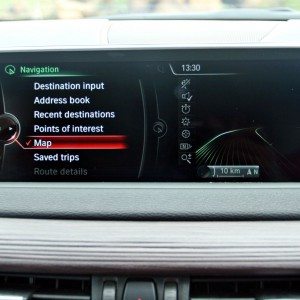 BMW X  iDrive menus