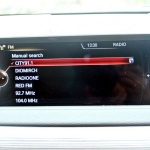 BMW X  iDrive menus