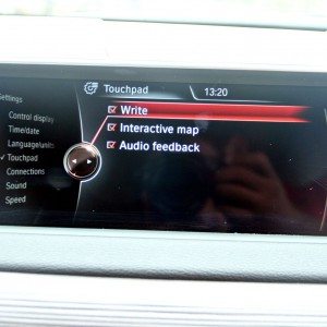 BMW X  iDrive menus