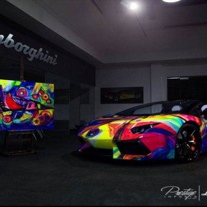 Duaiv Custom Painted Lamborghini Aventador