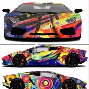 Duaiv Custom Painted Lamborghini Aventador