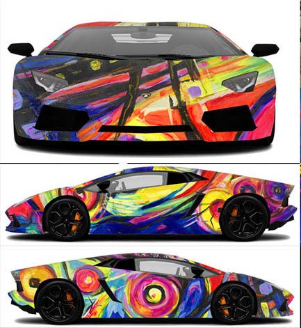 Duaiv Custom Painted Lamborghini Aventador