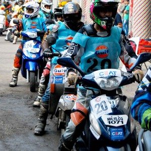 Gulf monsoon scooter rally