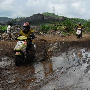 Gulf monsoon scooter rally