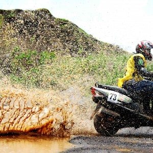 Gulf monsoon scooter rally