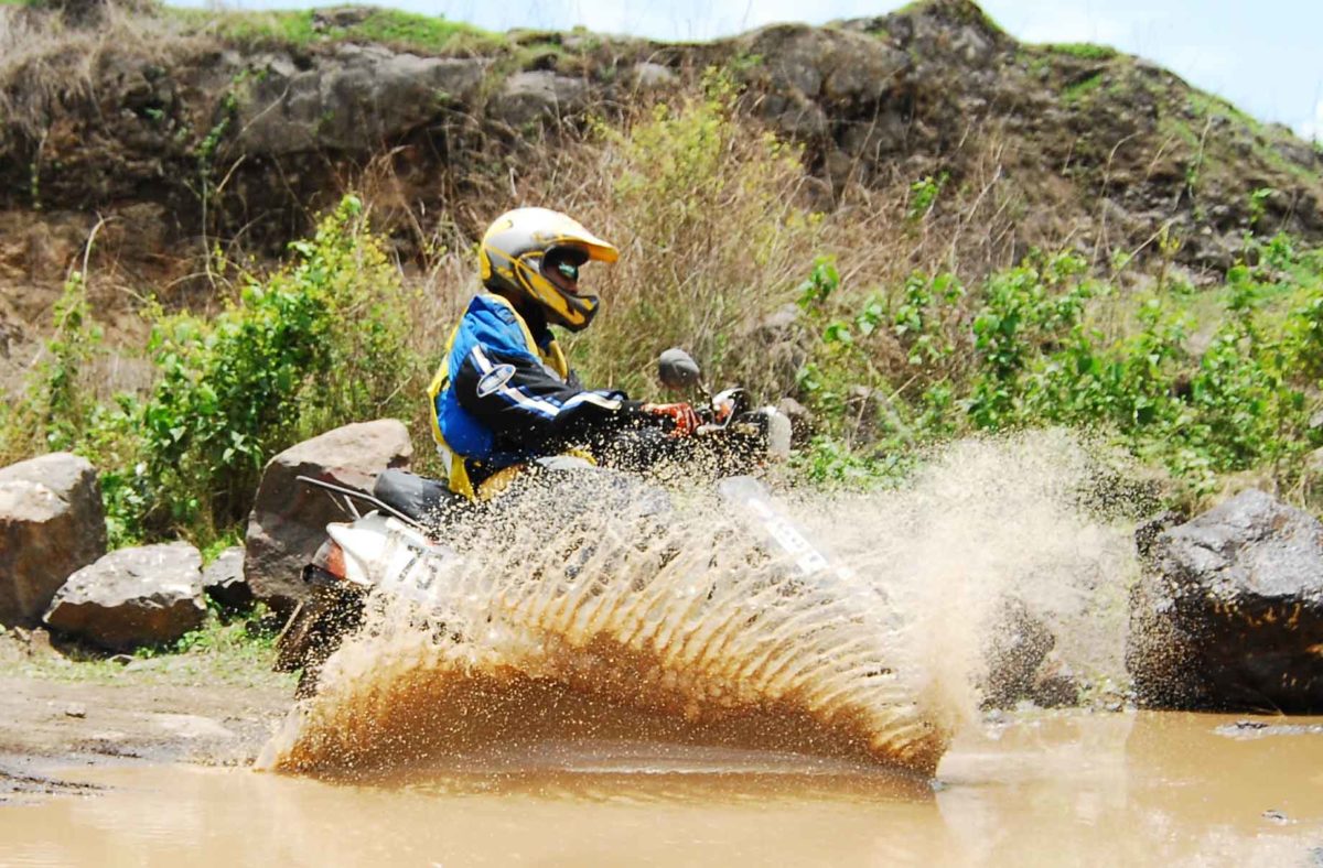 Gulf monsoon scooter rally