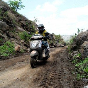 Gulf monsoon scooter rally