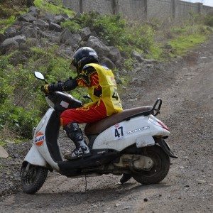 Gulf monsoon scooter rally