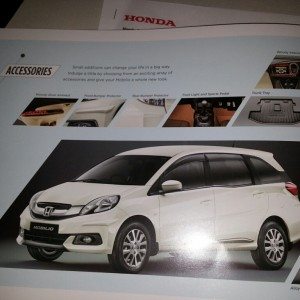 Honda MObilio Launch brochure