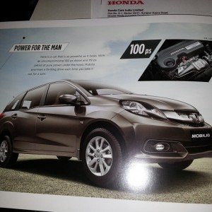 Honda MObilio Launch brochure