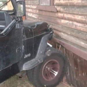 Jeep Wrangler Damaged By A Toddler Image