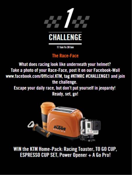 KTMEscapeYourDailyRaceChallenge