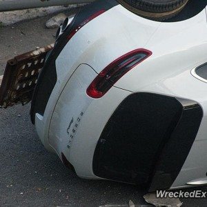 Luxury cars accident image