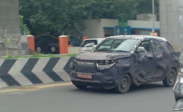 Mahindra S101 Spied in Motion