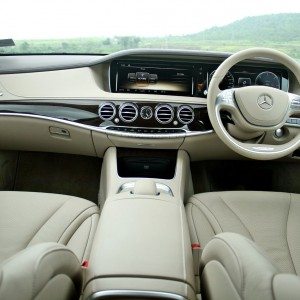 New S Class S CDI interior