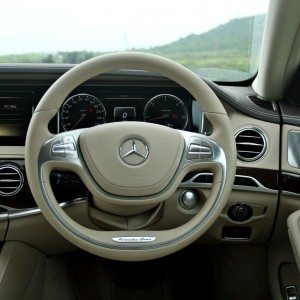 New S Class S CDI interior