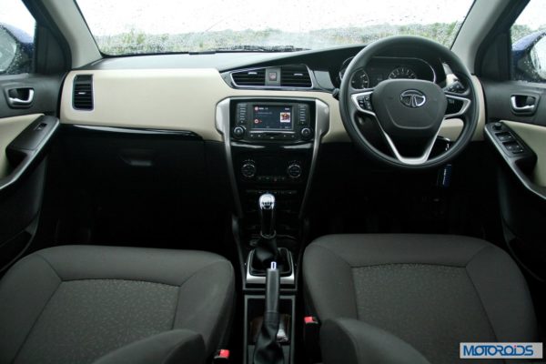 Tata Zest 1.2 revotron petrol dashboard (2)