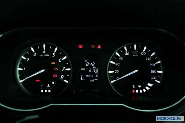 Tata Zest 1.2 revotron petrol instruments (2)