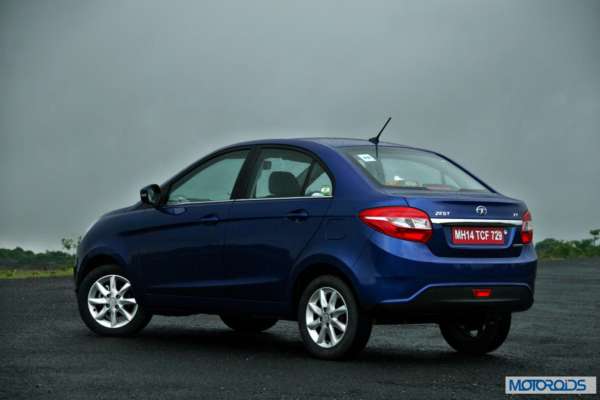 Tata Zest 1.2 revotron petrol rear (3)