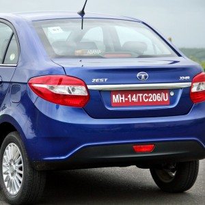 Tata Zest rear shot