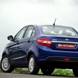 Tata Zest rear shot