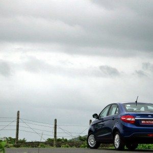 Tata Zest rear shot