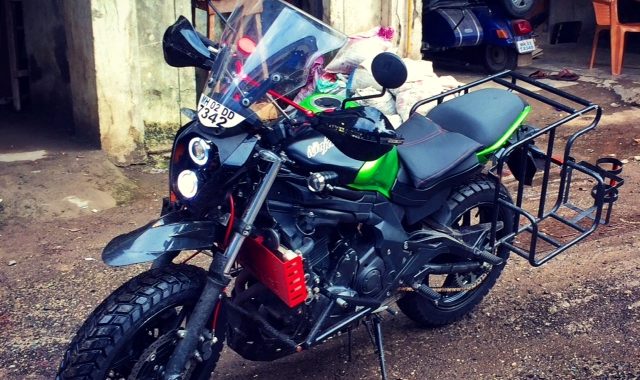 kawasaki 650 adventure bike
