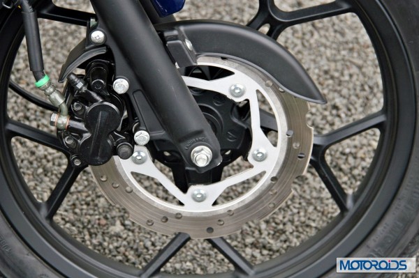 2014 Bajaj Discover 150 front disc brake (1)