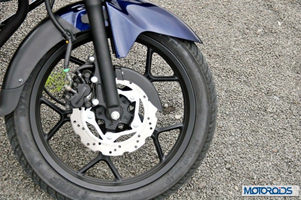 2014 Bajaj Discover 150 front disc brake (2)