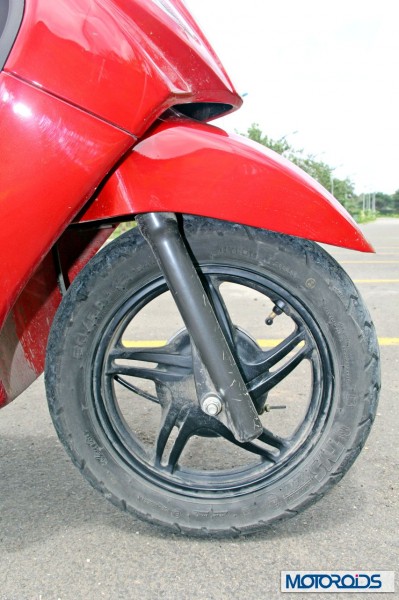 2014 TVS Wego 110 wheel