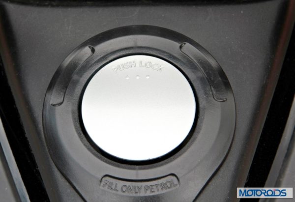 2014 TVS Wego fuel filler cap