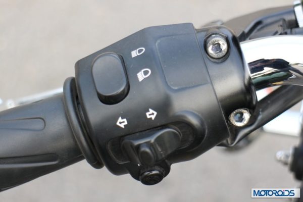 2014 Triumph Thruxton LHS Switchgear