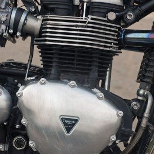 Triumph Thruxton RHS Engine View