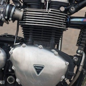 Triumph Thruxton RHS Engine View