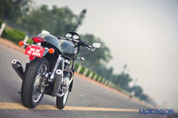 2014 Triumph Thruxton Rear View