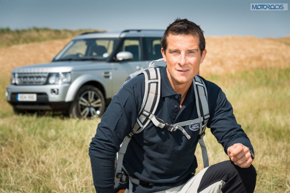Bear Grylls and the Land Rover Discovery