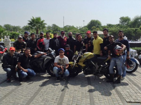 Honda Big Bike Ride- Black Pistons Super Bikers Club