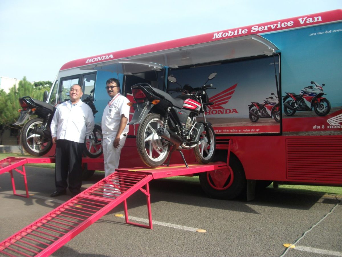 Honda mobile service van
