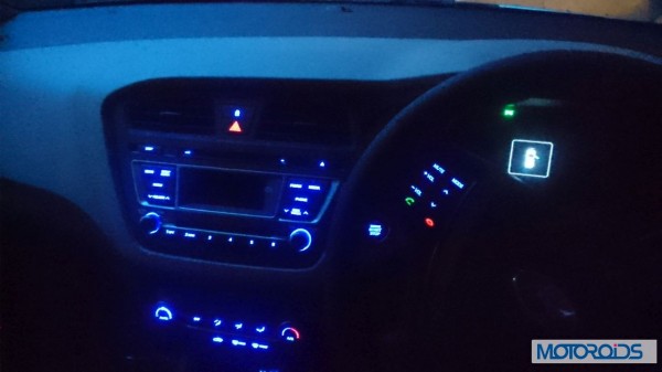 Hyundai Elite i20  backlight