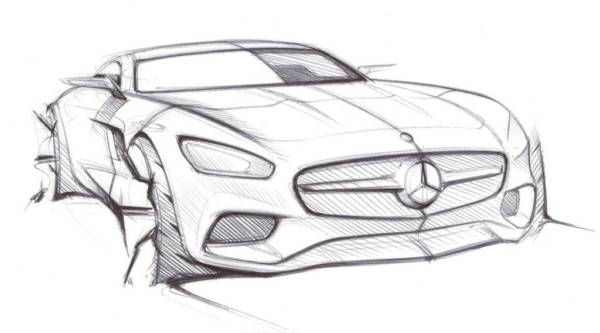 Mercedes AMG GT Sketch