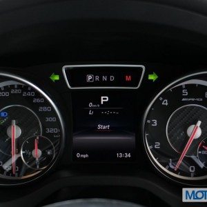 Mercedes CLA AMG instruments