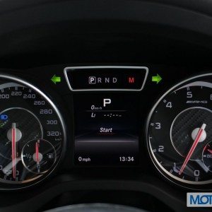 Mercedes CLA AMG instruments