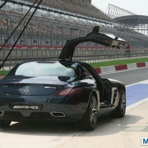 Mercedes SLS AMG at BIC