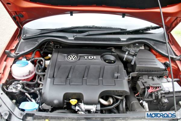 New 2014 Volkswagen Polo 1.5 TDI Engine bay