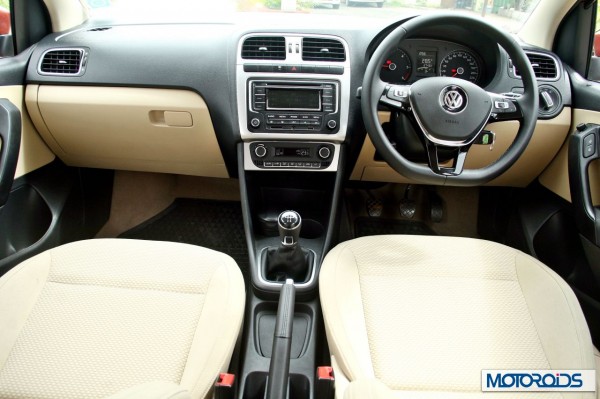 New 2014 Volkswagen Polo 1.5 TDI Front cabin view