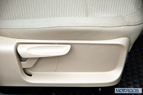 New 2014 Volkswagen Polo 1.5 TDI Seat adjustment lever